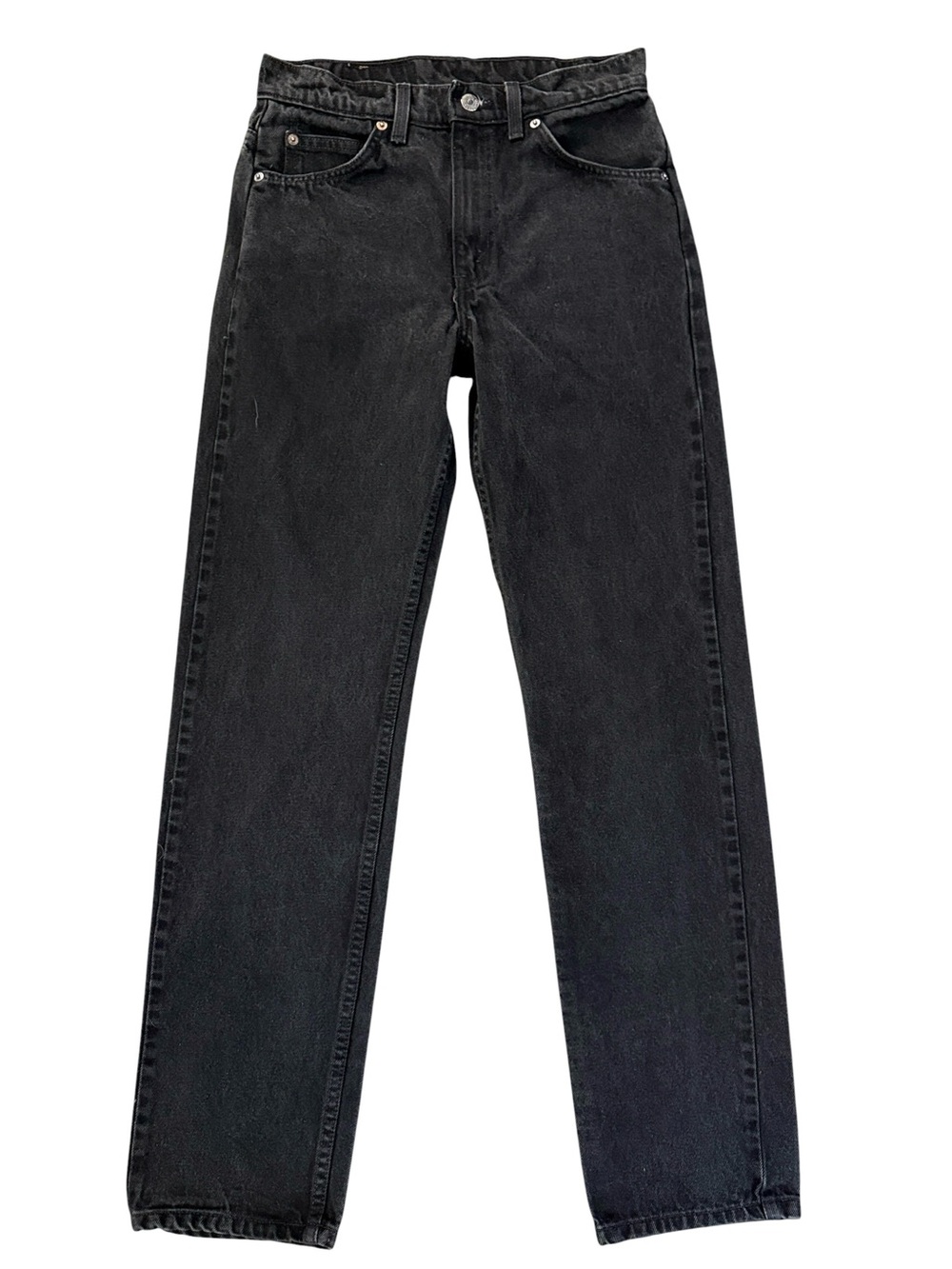 Vintage 90s Levi’s 505 Orange Tab Faded Black Jeans 30x32 Fits 28x30 Red Tab